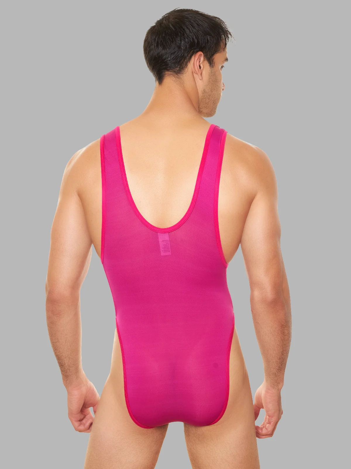 Body Silo Wrestler para Hombre Fucsia - Image 4