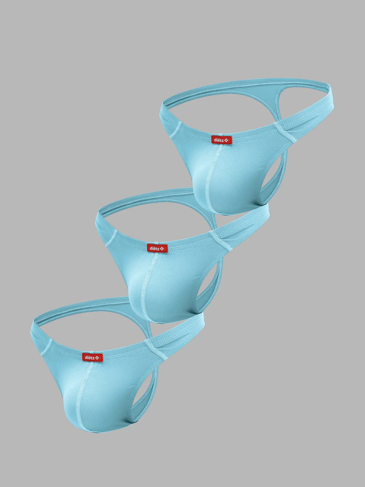 Set de 3 Tangas Warrior celeste